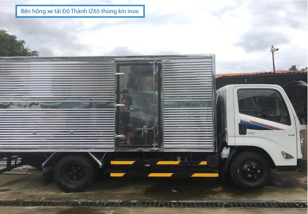 Xe tải Đô Thành IZ65 thùng kín inox (1.9T - 3.5T)